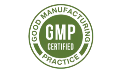 GMP certified facility badge